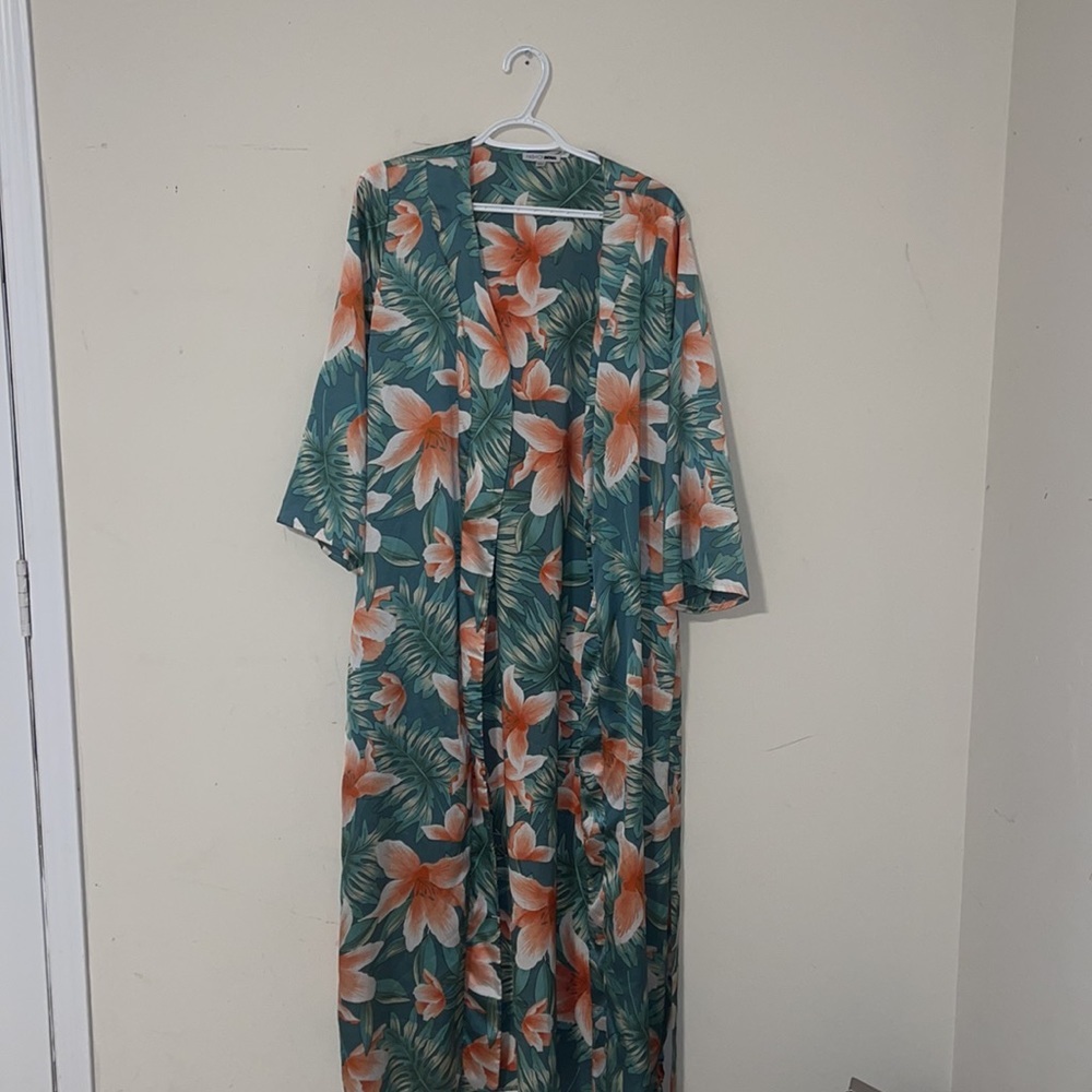 Tropical print duster - Picture 2 of 4